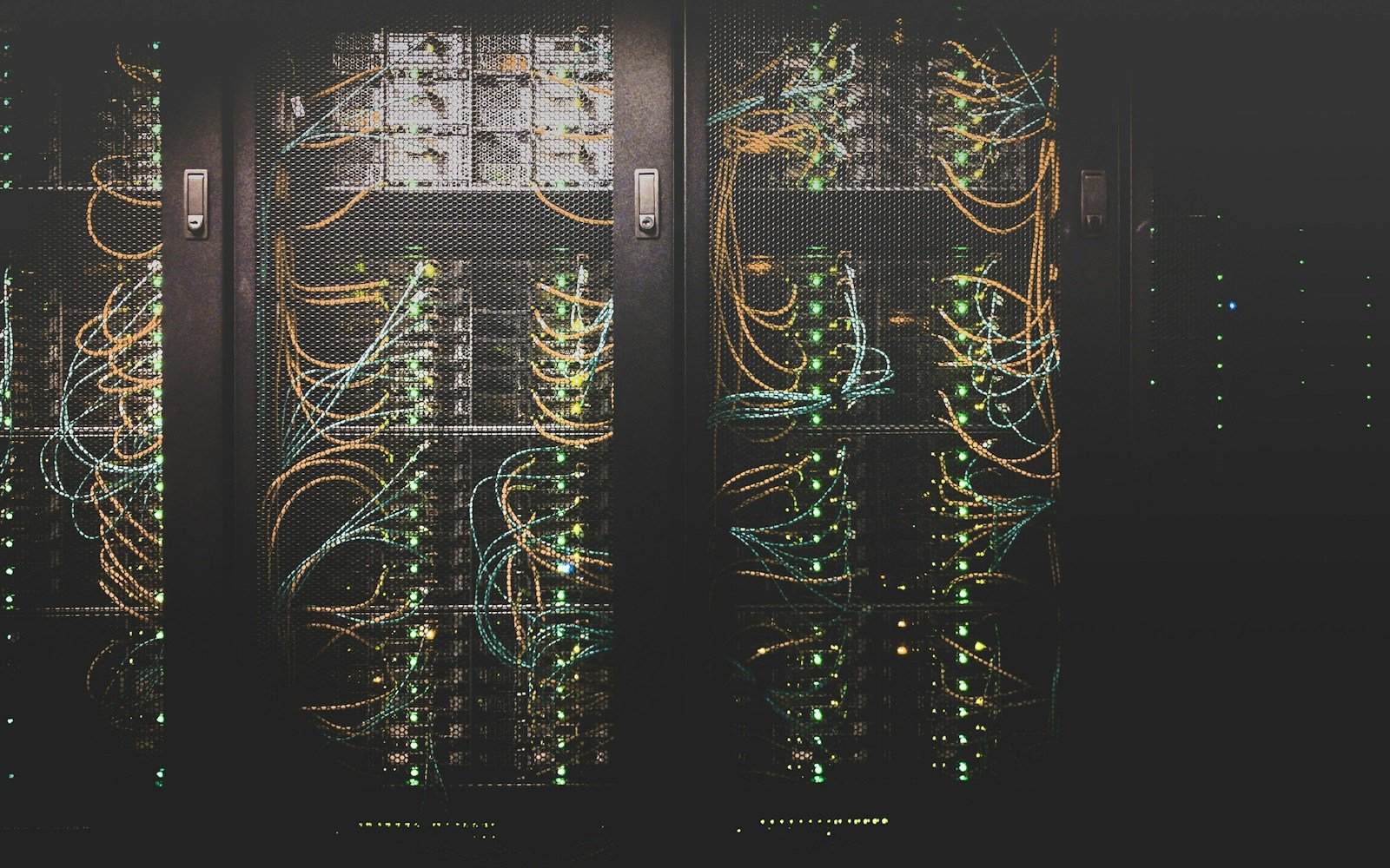 Server racks in a data centre